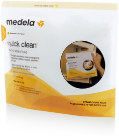 Quick Clean Microwave<br>Bag, Medela